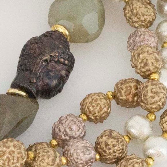 Necklace Budha with Rudraksha beads - Picture 4 of 4